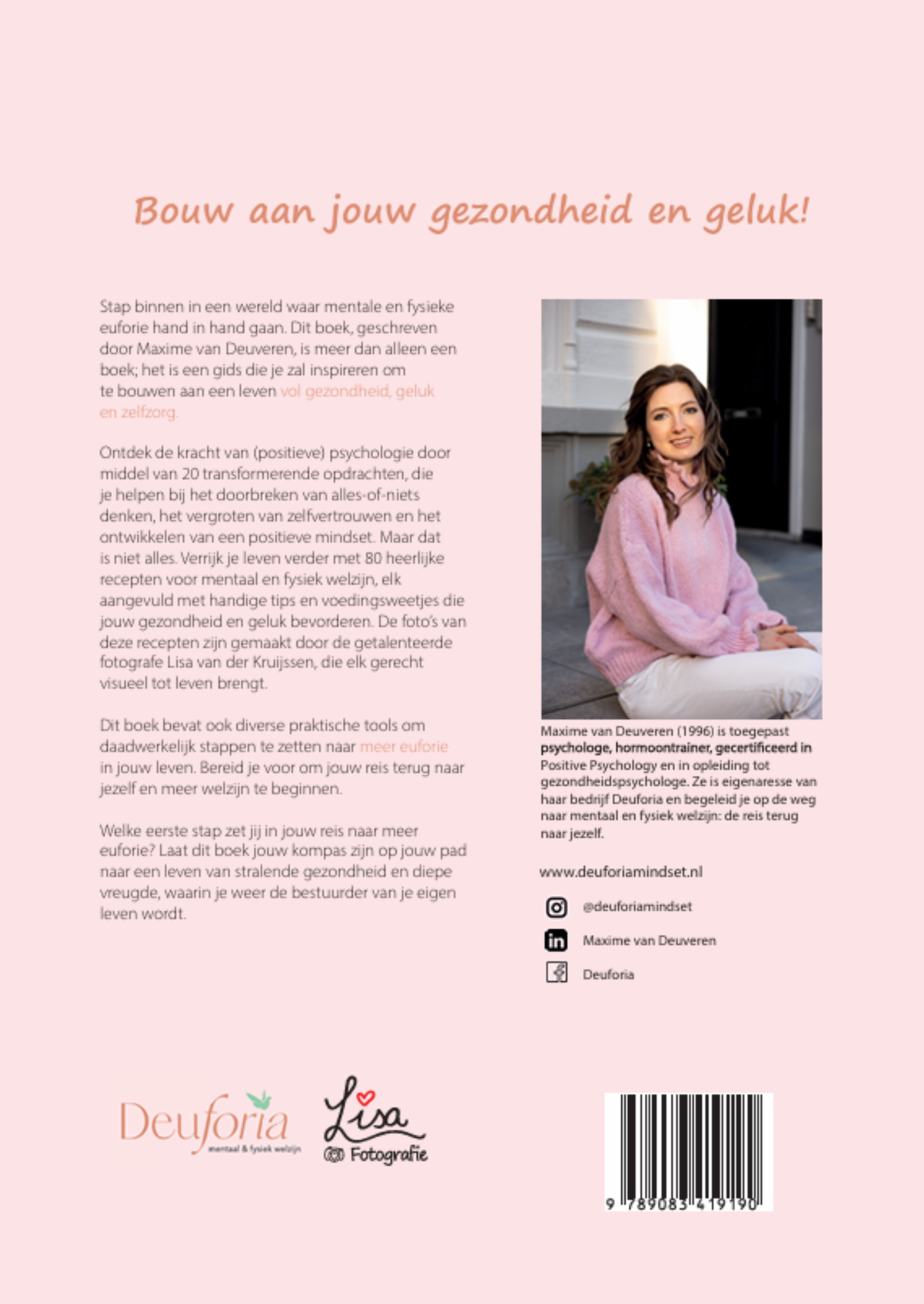 Boek mentale en fysieke euforie achterflap