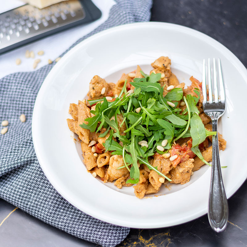 Boek: mentale en fysieke euforie pasta pesto