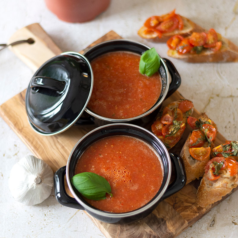 Boek: mentale en fysieke euforie tomatensoep