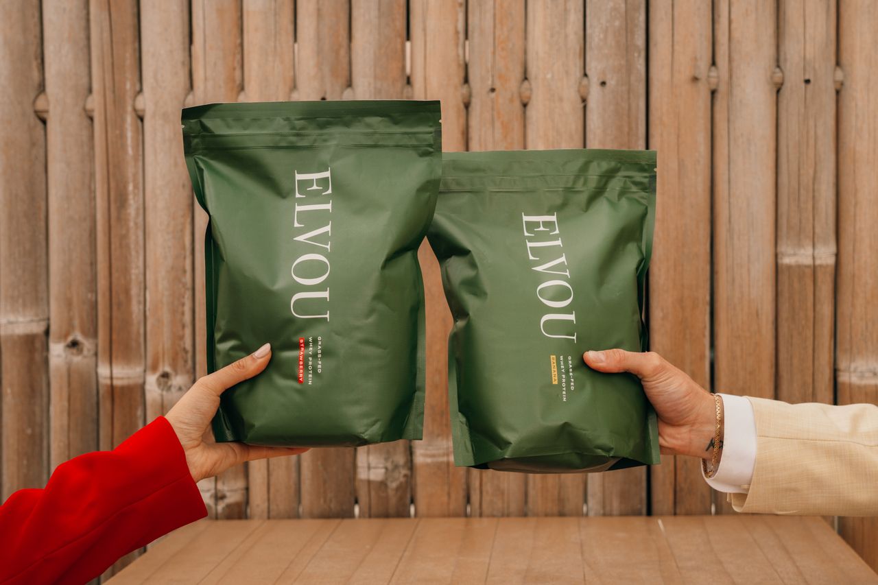 Whey aardbei elvou zak