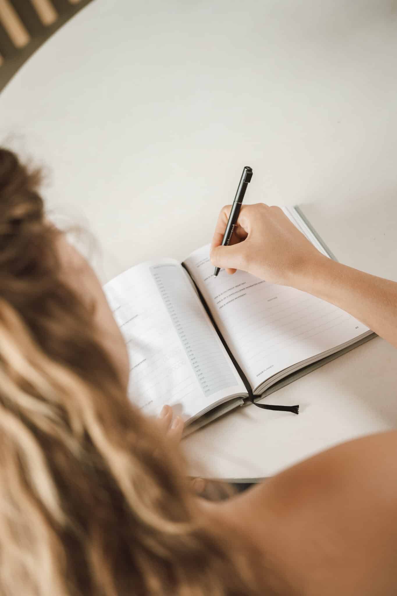 Elvou Focus planner schrijven